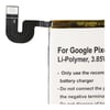 Pil, Google Pixel 3a XL, Li-Polimer, 3.85V, 3400mAh, 13.1Wh, yerleşik, aletsiz için uygundur