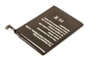 Pil, Huawei P10 Plus, Li-Polimer, 3.82V, 3750mAh, 14.3Wh, dahili, aletsiz