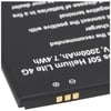 Pil sadece Archos AC50FHE pil AC50FHELI Archos 50f Helium Lite 4G, GX395872 için uygundur