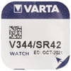 Saatler vb. İçin 344, Varta V344, SR42, SR1136SW düğme hücresi.