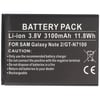 Samsung Galaxy Note II, Galaxy Note 2, GT-N7100, EB595675LU için uygun AccuCell pil