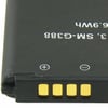 Samsung Galaxy Xcover 3, SM-G388, EB-BG388BBE, 1800mAh için uygun pil