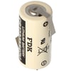 Sanyo lityum pil CR17335 SE Boyut 2 / 3A, lehim pabucu Z şeklinde