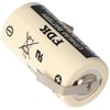 Sanyo lityum pil CR17335 SE Boyut 2 / 3A, lehim pabucu Z şeklinde