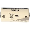 Sanyo lityum pil CR17335 SE Boyut 2 / 3A, lehim pabucu Z şeklinde