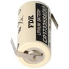 Sanyo lityum pil CR17335 SE Boyut 2 / 3A, lehim pabucu Z şeklinde