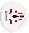 Skross World Adapter PRO - World - tüm topraklı ve topraksız cihazlar için uygundur (2- ve 3-pin)
