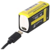 Trustfire 9V-Blok 6LR61 6F22 550mAh BMS, USB şarj fonksiyonu ile korunmaktadır