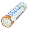 U şekilli lehim etiketi ile Panasonic Mignon AA NiMH pil HR-3U 2700mAh