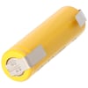 U Şekilli lehim etiketli Düz Üst Ni Accu Mignon 1.2V 600mAh AA