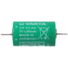 Varta CR1 / 2AA eksenel lehim teli ile 6127 lityum pil