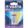 Varta lityum pil AAA, Mikro, FR03, 6103, Varta Ultra Lityum, 1.5V