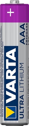 Varta lityum pil AAA, Mikro, FR03, 6103, Varta Ultra Lityum, 1.5V