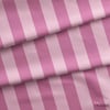 Açık Pembe / Gül Kurusu 5x5 cm Çizgili Kumaş