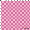 Açık Pembe / Gül Kurusu Damalı Kumaş