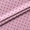 Açık Pembe / Gül Kurusu Puantiyeli Kumaş