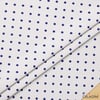 Beyaz Üzeri Lacivert Küçük Puantiye Kumaş