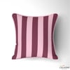 Bordo / Gül Kurusu 5x5 cm Çizgili Kumaş