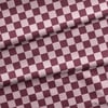 Bordo / Gül Kurusu Damalı Kumaş