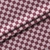 Bordo / Gül Kurusu Damalı Kumaş