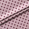 Bordo / Gül Kurusu Puantiyeli Kumaş