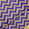 Çuval Görünümlü Lacivert Zigzag Kumaş