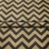 Çuval Görünümlü Siyah Zigzag Kumaş
