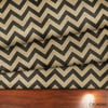 Çuval Görünümlü Siyah Zigzag Kumaş