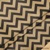 Çuval Görünümlü Siyah Zigzag Kumaş