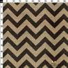 Çuval Görünümlü Siyah Zigzag Kumaş
