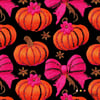 Fiyonk Balkabağı (Model-1) 3D Nakış Efektli Kumaş
