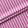 Gül Kurusu / Pudra 2x2 cm Çizgili Kumaş