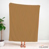 Haki / Pudra 2x2 cm Çizgili Kumaş