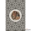 İstanbul Serisi Simit Desenli Fırın Örtüsü Kumaşı