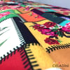 Kanaviçe Patchwork Desenli Kumaş