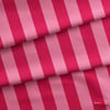 Kırmızı / Pembe 5x5 cm Çizgili Kumaş