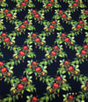 Kuşburnu Desenli Kumaş 