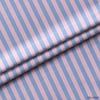 Lavanta Mavisi / Pembe 2x2 cm Çizgili Kumaş