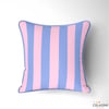 Lavanta Mavisi / Pembe 5x5 cm Çizgili Kumaş