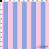 Lavanta Mavisi / Pembe 5x5 cm Çizgili Kumaş