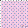 Lavanta Mavisi / Pembe Puantiyeli Kumaş