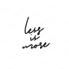 Less is More Yazılı Kırlent Kumaşı