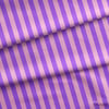 Lila / Mor 2x2 cm Çizgili Kumaş