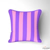 Lila / Mor 5x5 cm Çizgili Kumaş