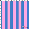Mavi / Pembe 5x5 cm Çizgili Kumaş