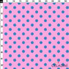 Mavi / Pembe Puantiyeli Kumaş