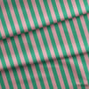 Mint / Pudra 2x2 cm Çizgili Kumaş