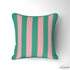 Mint / Pudra 5x5 cm Çizgili Kumaş