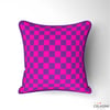 Mor / Fuşya Damalı Kumaş