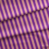 Mor / Şeftali 2x2 cm Çizgili Kumaş